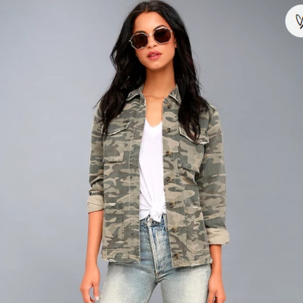 Lulu's Camo Print Jacket